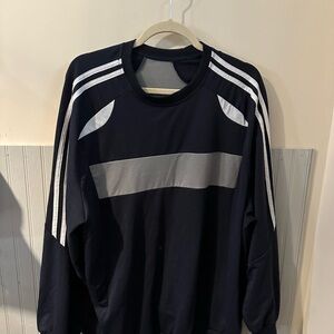 Navy Pull over Crew Neck